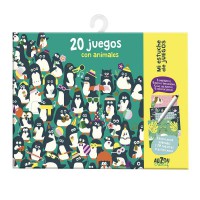 20 tarjetas Juegos de animales