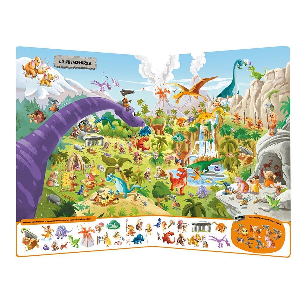 Busca Y Encuentra De Lobo. A Través Del Tiempo