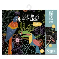 Láminas para rascar: Pájaros