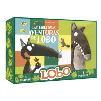 Las fabulosas aventuras de Lobo. Cofre con peluche