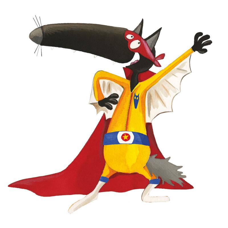 El Lobo Que Quería Ser Un Superhéroe