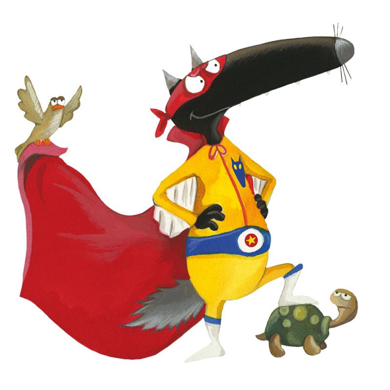 El Lobo Que Quería Ser Un Superhéroe