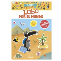 Mis primeras pegatinas. Lobo por el mundo