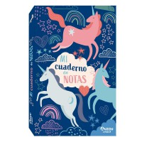 Mi cuaderno de notas adhesivas unicornios