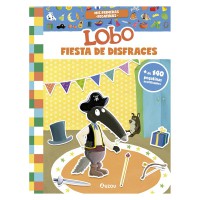 Mis primeras pegatinas - Lobo - Fiesta de disfraces.