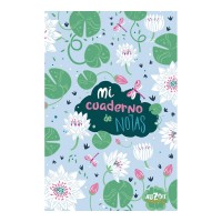 Mi cuaderno de notas adhesivas jardín secreto