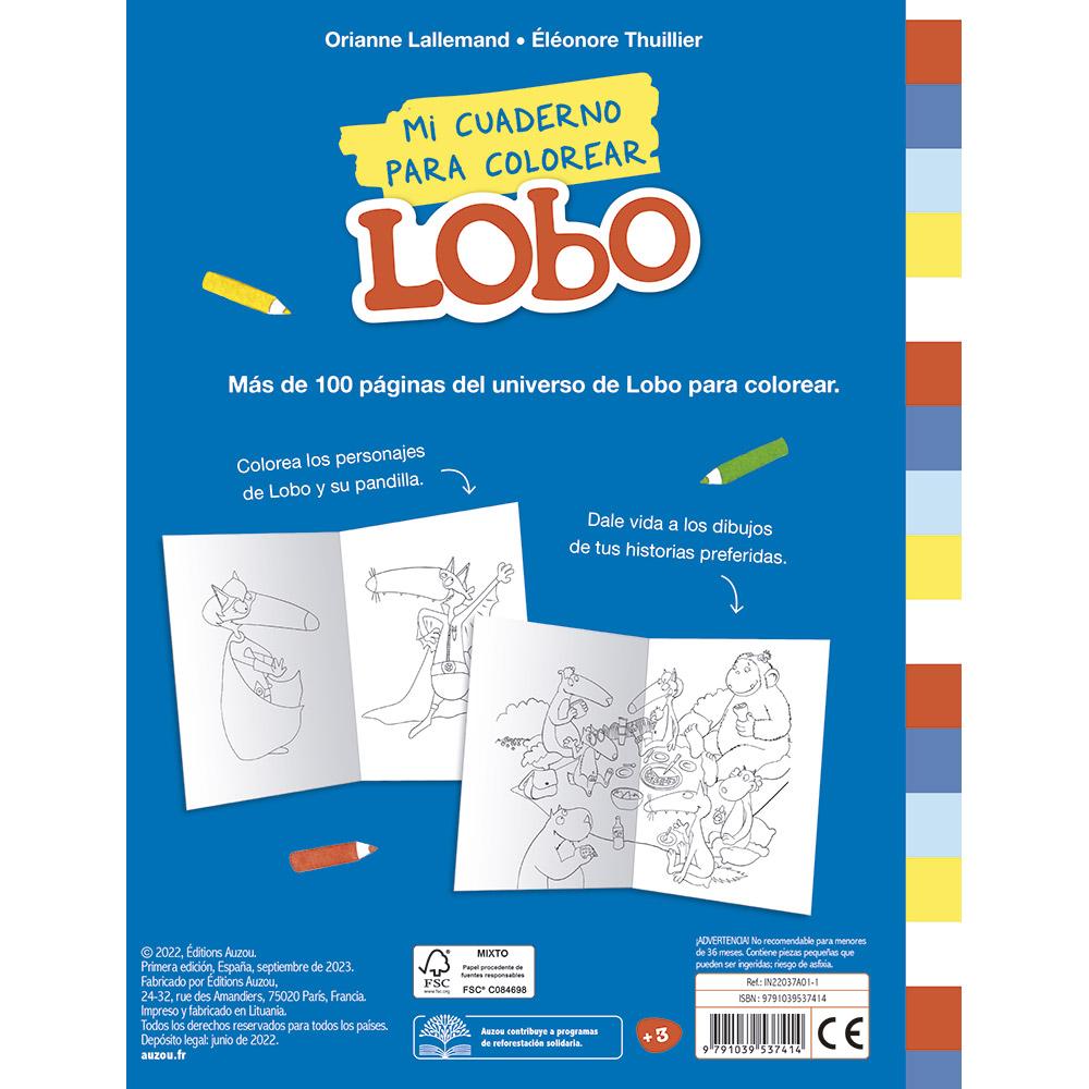 Mi Cuaderno Para Colorear A Lobo